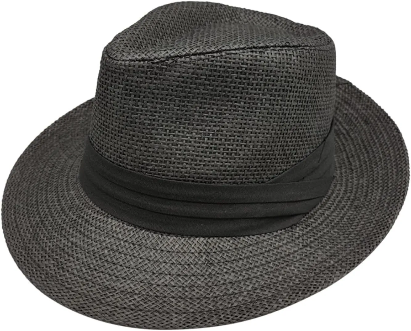 Men Women Bucket Hat Panama Wide Brim Straw Hats Jazz Fisherman Hat Sunscreen Sunshade Sun Hat