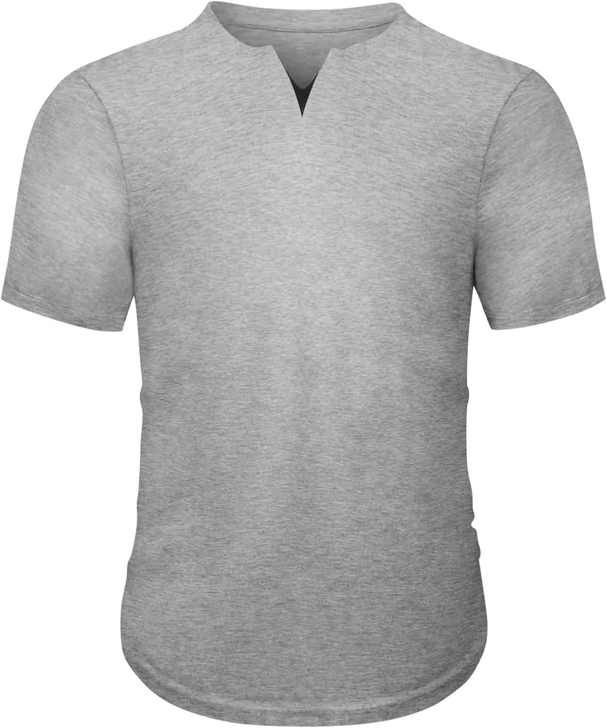 Mens 3 Pack T Shirts Casual Fashion Longline V-Neck Shirt Tee