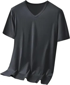Men's Big and Tall T-Shirs Summer UPF 50  Sun Protection Short Sleeve Tee Shirts Rash Guard Quick Dry Fishing Tees Top