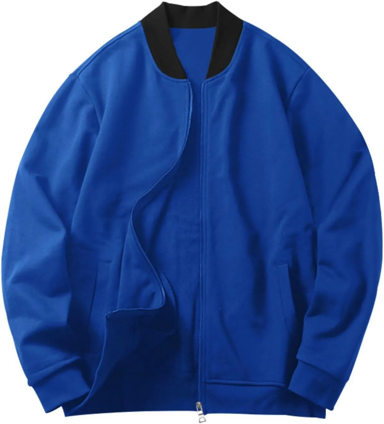Mens Bomber Jacket Lightweight Windbreaker Flight Jacket Casual Full Zip Softshell Coat Classic Varisty Jacket