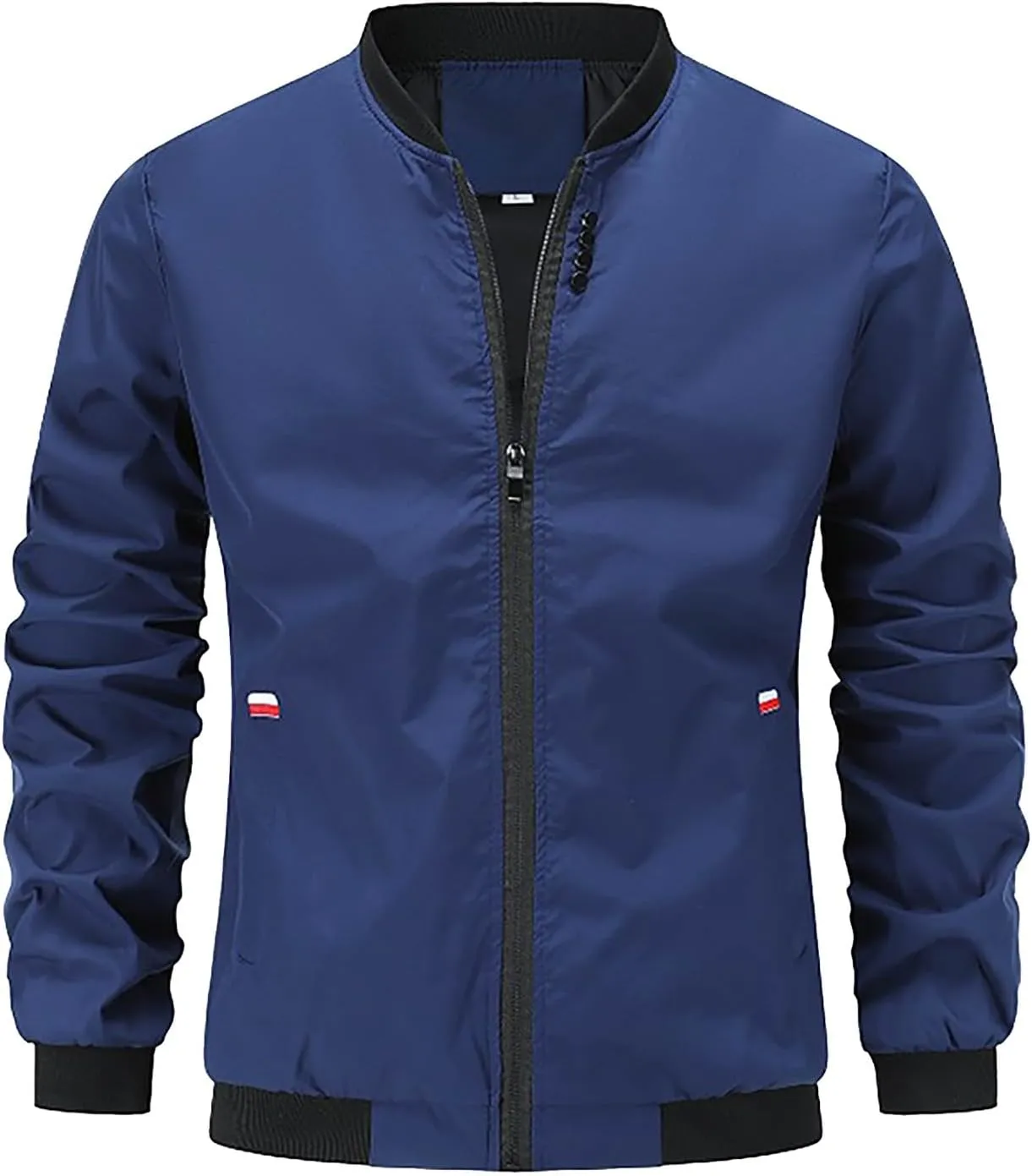 Men's Bomber Jacket Stylish Lightweight Softshell Flight Spring Fall Casual Jackets for Men Fashion Coat