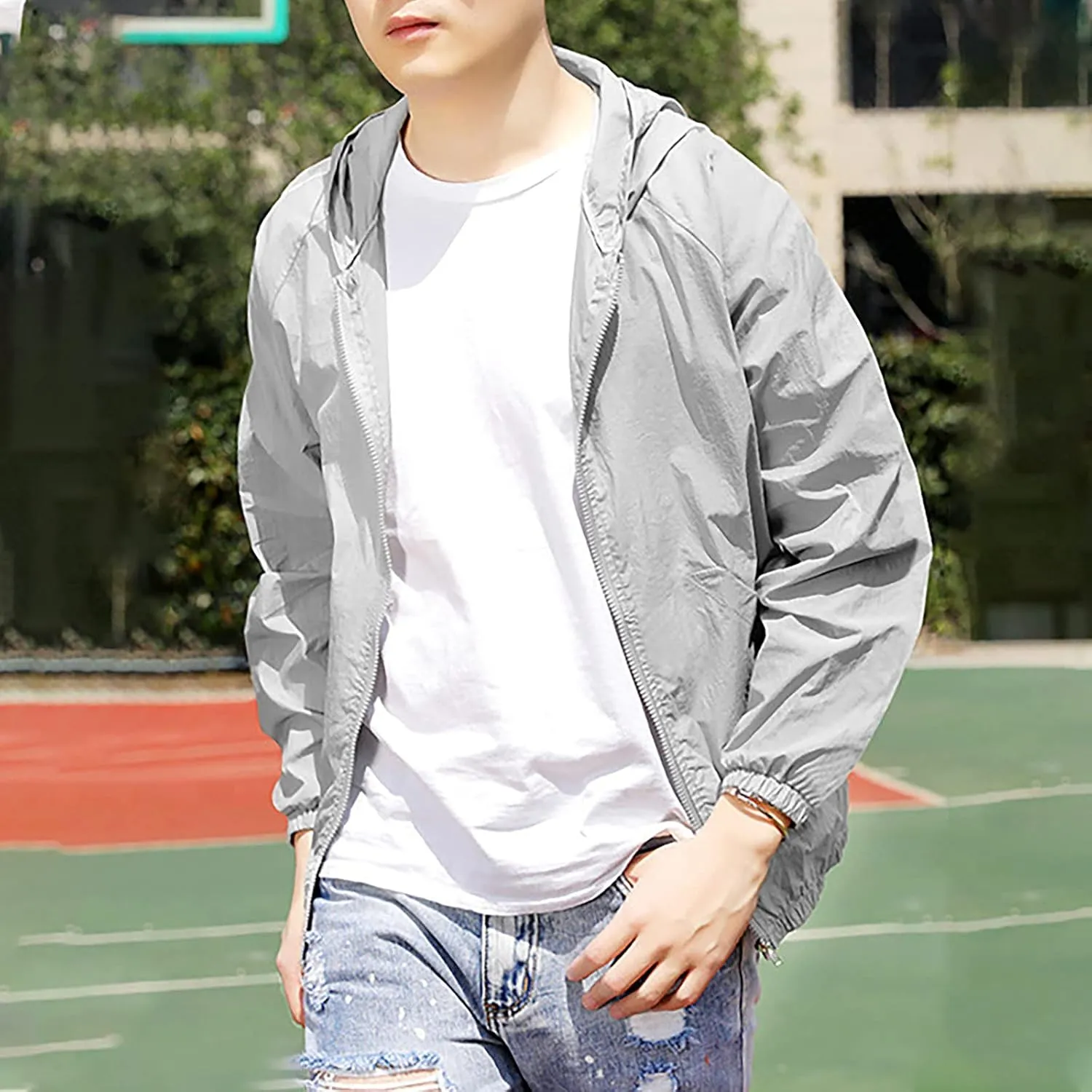 Men's Bomber Jacket Warm Waterproof Puffer Jacket Hooded Windproof Winter Coat Jacket, M-7XL