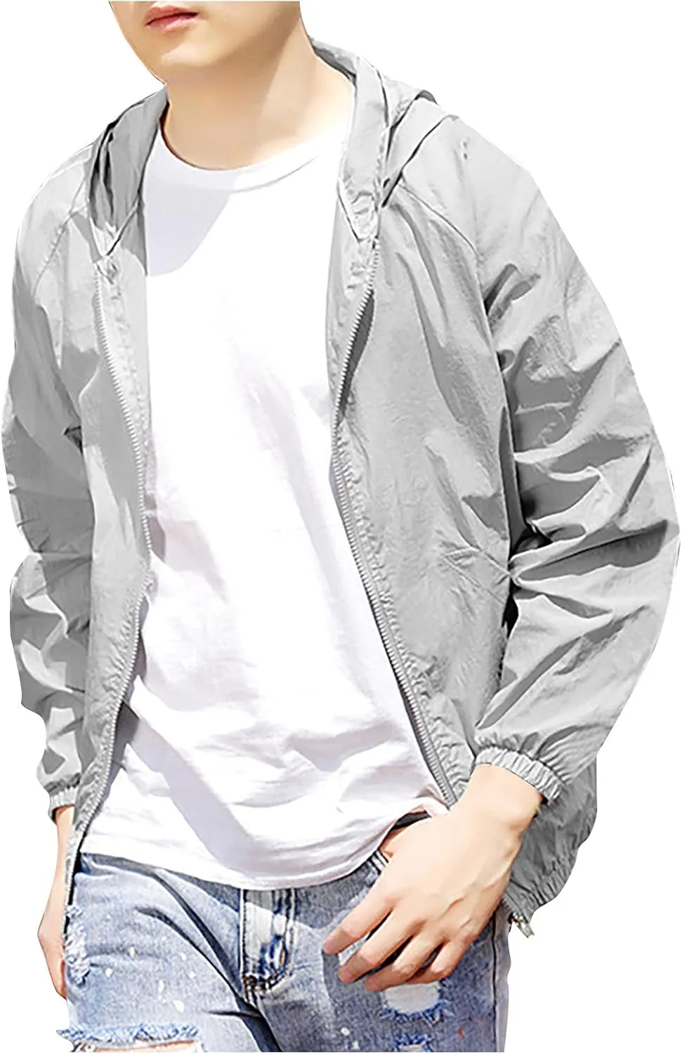 Men's Bomber Jacket Warm Waterproof Puffer Jacket Hooded Windproof Winter Coat Jacket, M-7XL