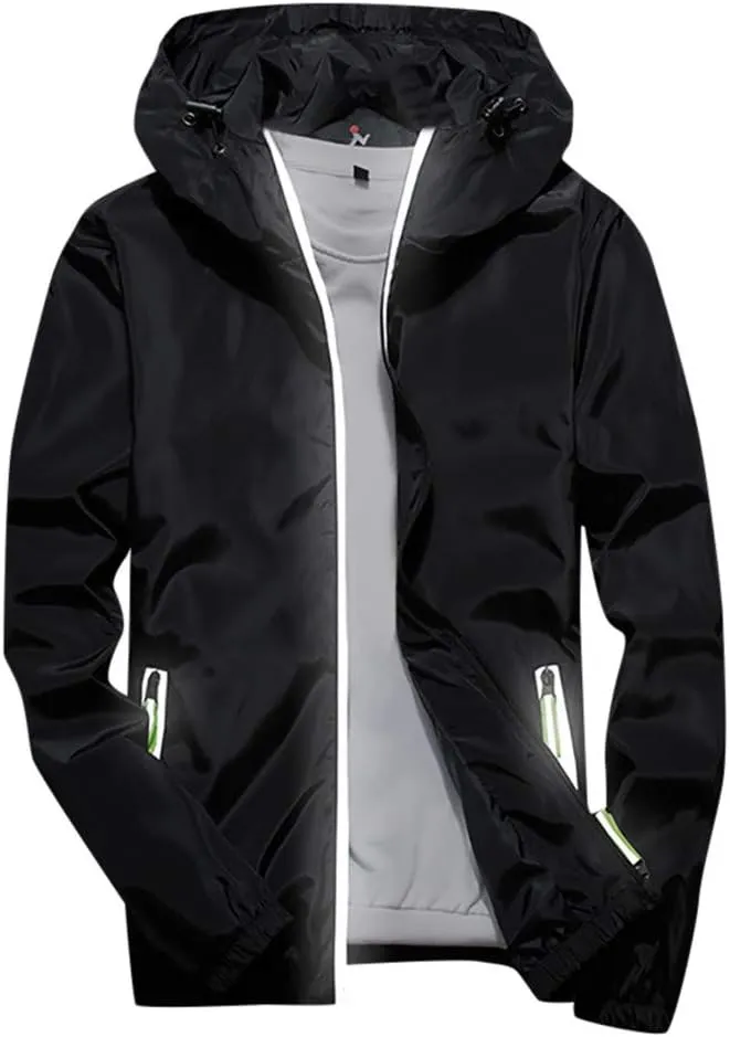 Men's Bomber Jacket Warm Waterproof Puffer Jacket Hooded Windproof Winter Coat Jackets, M-7XL