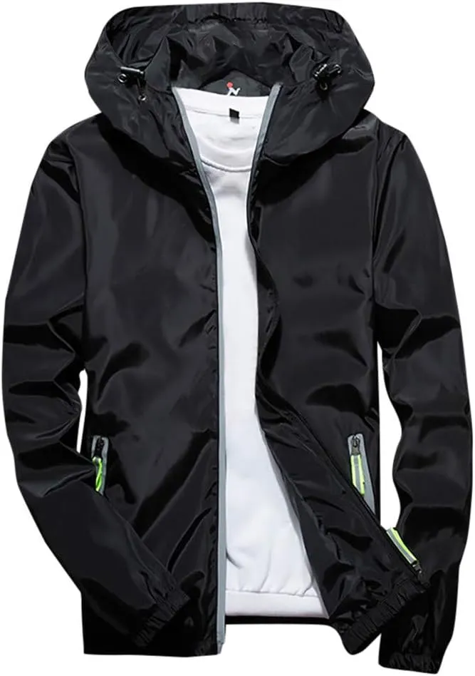 Men's Bomber Jacket Warm Waterproof Puffer Jacket Hooded Windproof Winter Coat Jackets, M-7XL
