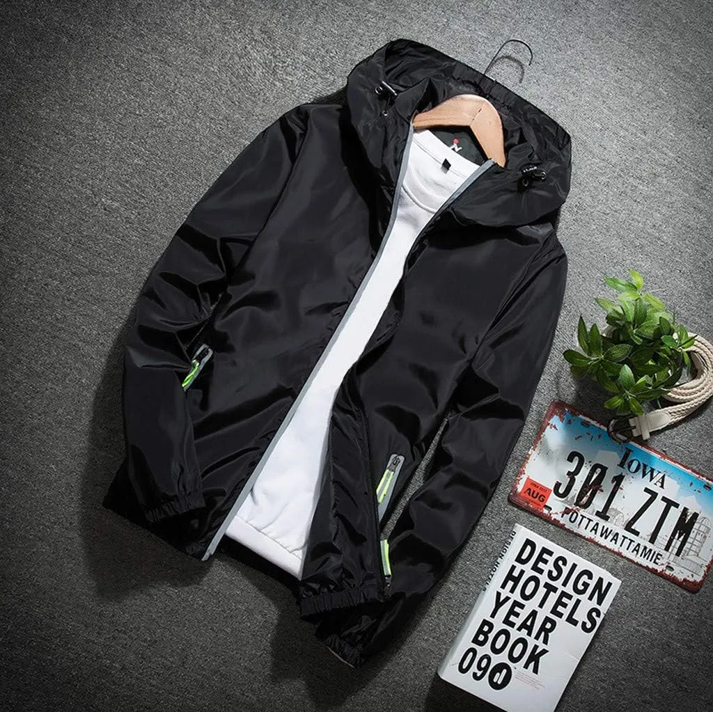Men's Bomber Jacket Warm Waterproof Puffer Jacket Hooded Windproof Winter Coat Jackets, M-7XL
