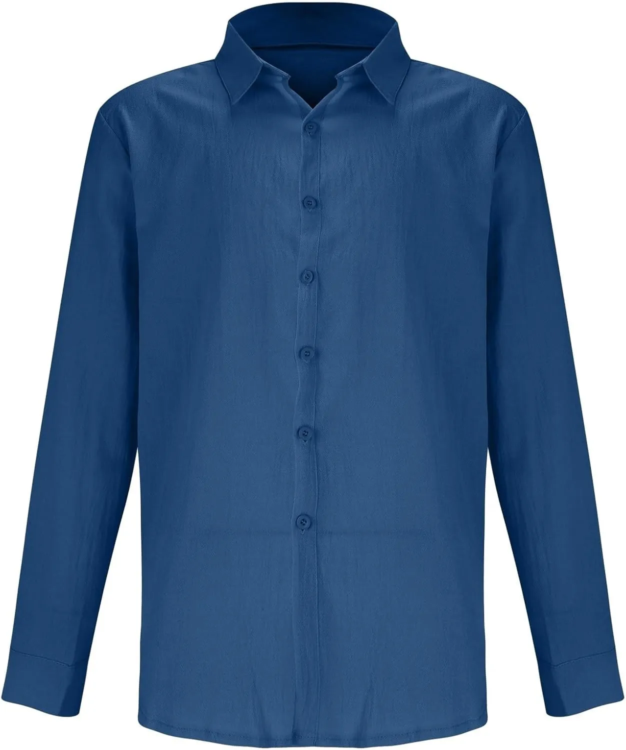 Men's Cotton Linen Button Down Shirt Casual Summer Stylish Beach Shirts Tropical Lightweight Quick Dry Dress Tops