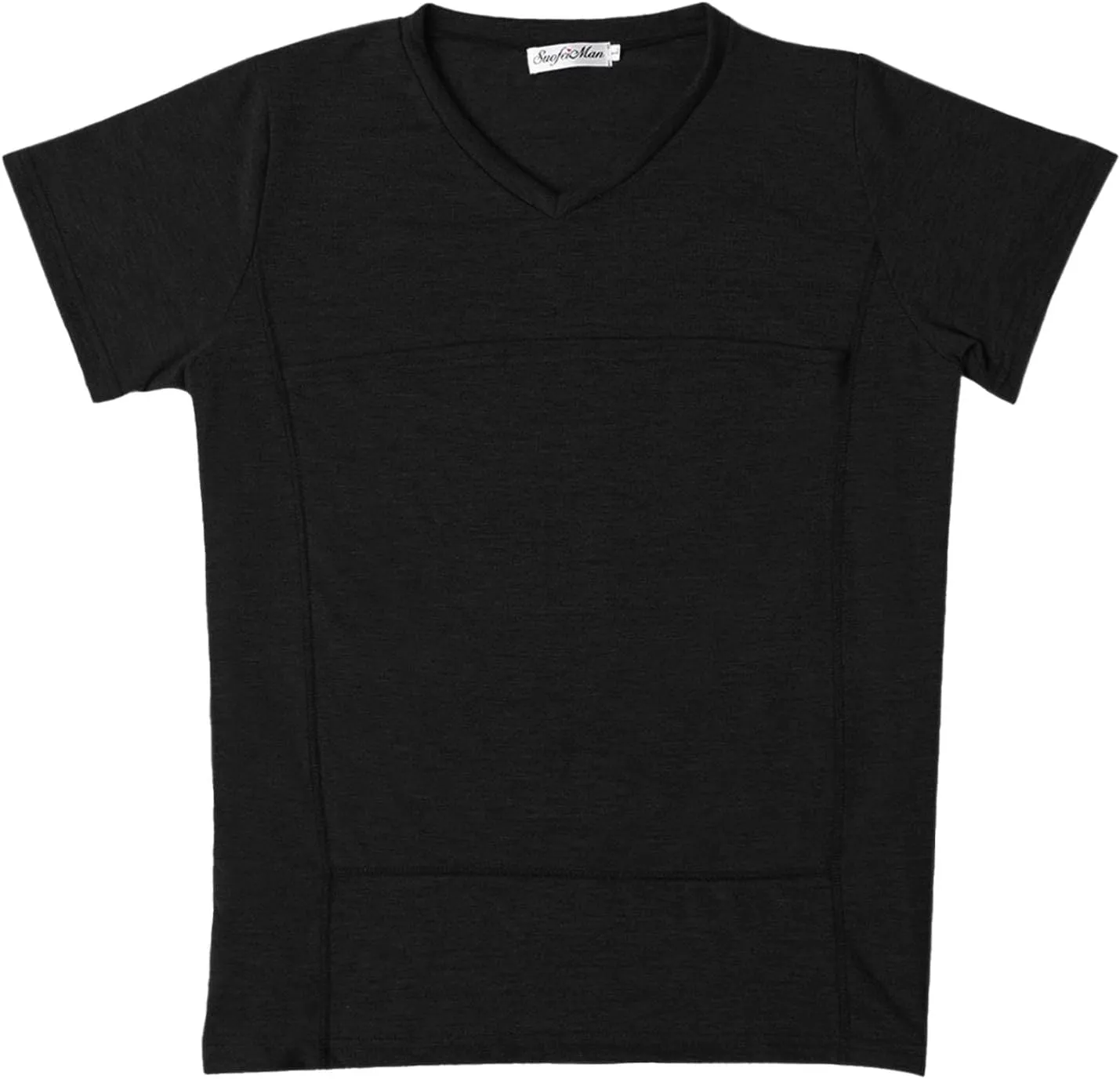 Mens Kangaroo Shirt V Neck Short Sleeve T Shirts for Dad and Mom Skin to Skin T Shirt with Pocket Dad Shirt