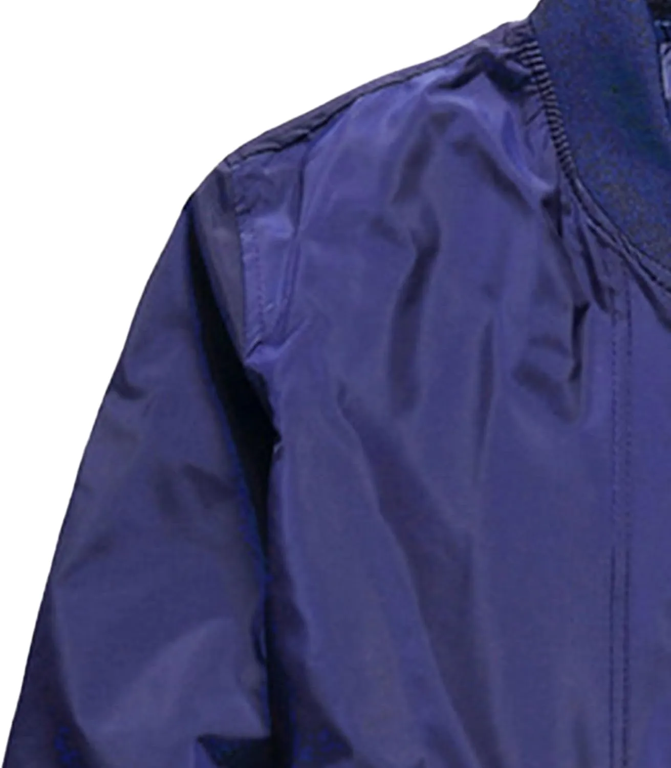 Men's Lightweight Spring Fall Bomber Jackets Long Sleeve Zip Up Casual Baseball Jackets Windproof Varsity Coat