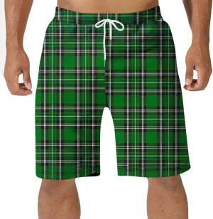 Mens Pajama Shorts Drawstring Waist Soft Comfy Lounge Shorts Plus Size Casual Loose Fit Plaid Shorts with Pockets