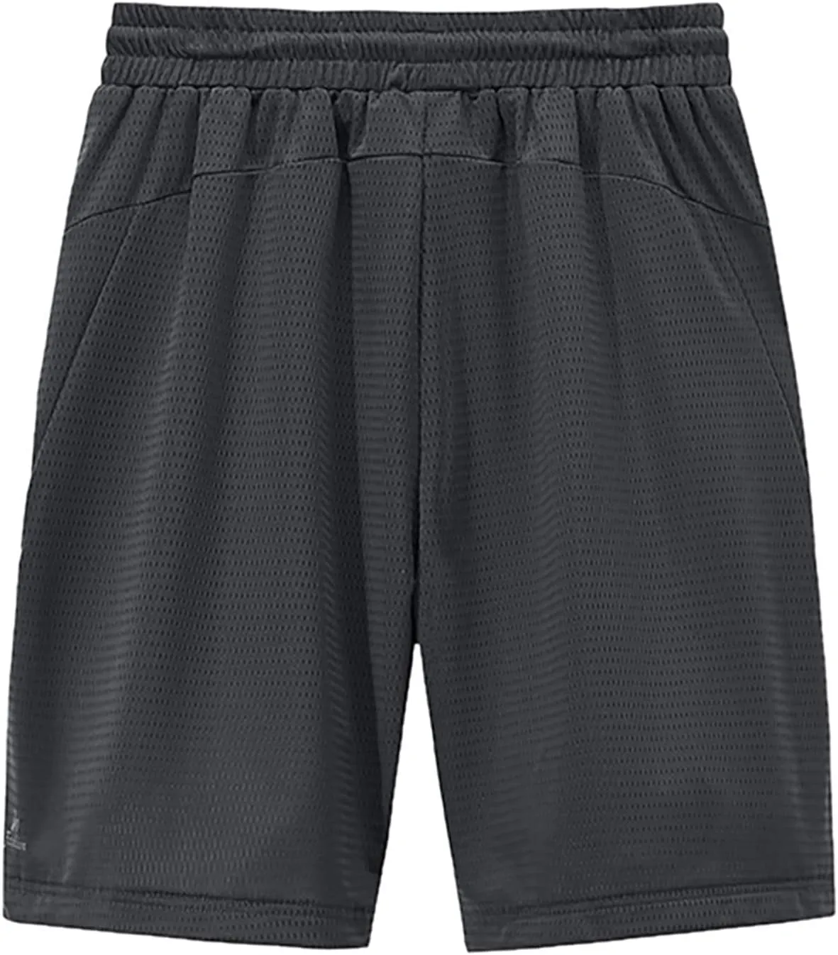 Men's Quick Dry Athletic Workout Shorts - Drawstring Elastic Waist Running Gym Short Pants Outdoor Shorts with Zipper Pockets