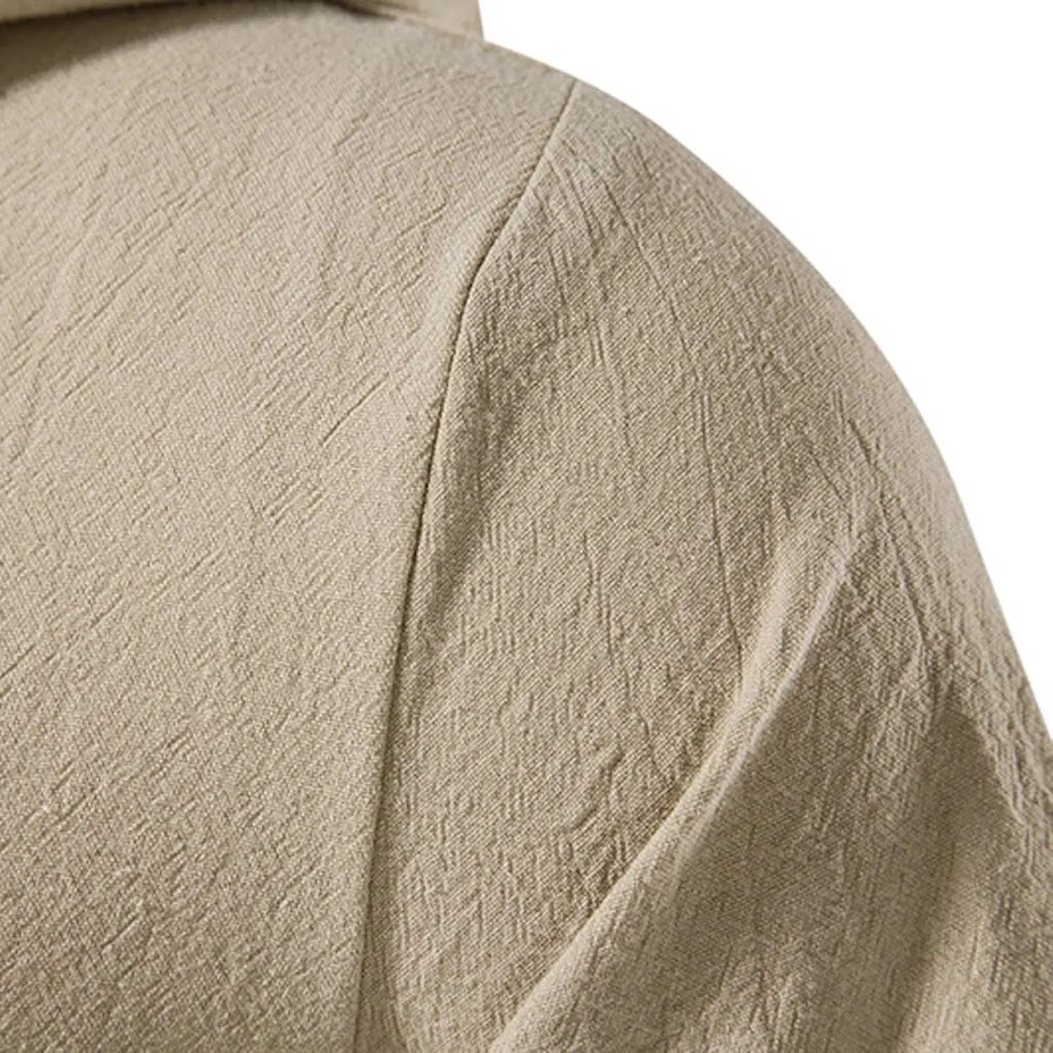 Mens Summer Cotton Linen Hoodie Fashion Drawstring T Shirts Trendy Short Sleeve Linen Tops Vacation Going Out Outfit