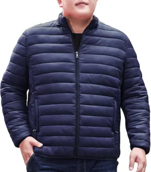 Men's Winter Jackets Lightweight Puffer Jacket Warm Quilted Jackets Plus Size Packable Down Jacket Stand Collar Coat
