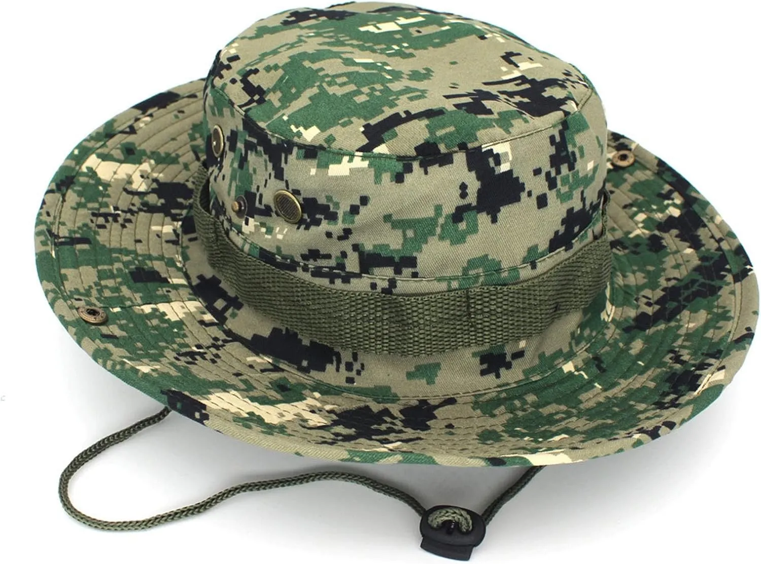 Military Tactical Boonie Hats for Men Women Camo Visor Bucket Hats Outdoor Hunting Fishing Caps Casual Safari Sun Hat