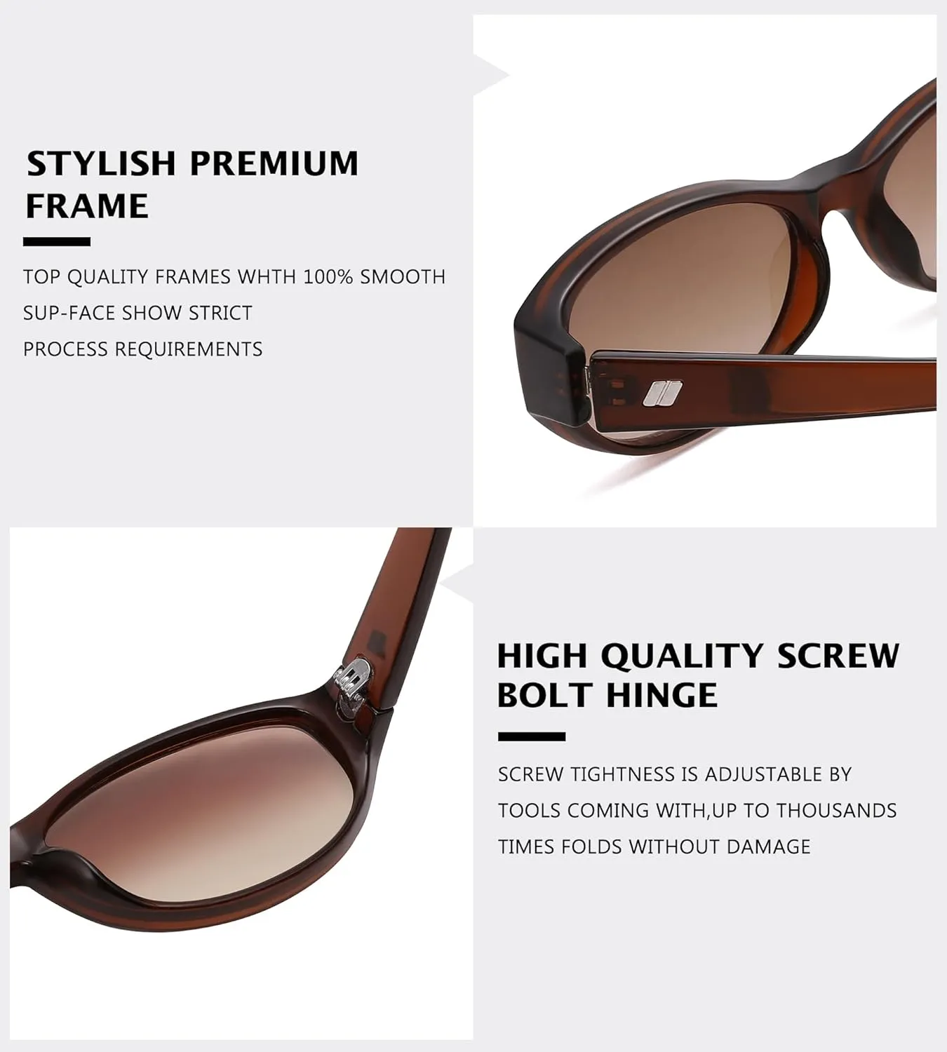 NULOOQ Retro Narrow Oval Sunglasses for Women 90s Trendy Vintage Small Cat Eye Sun Glasses