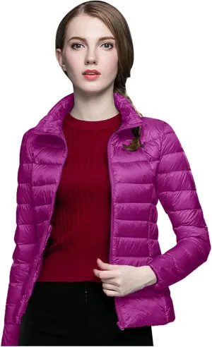 Packable Puffer Jacket Women Lightweight Short down Jackets Winter Trendy Hooded Bubble Coat Light Puffer Jackets
