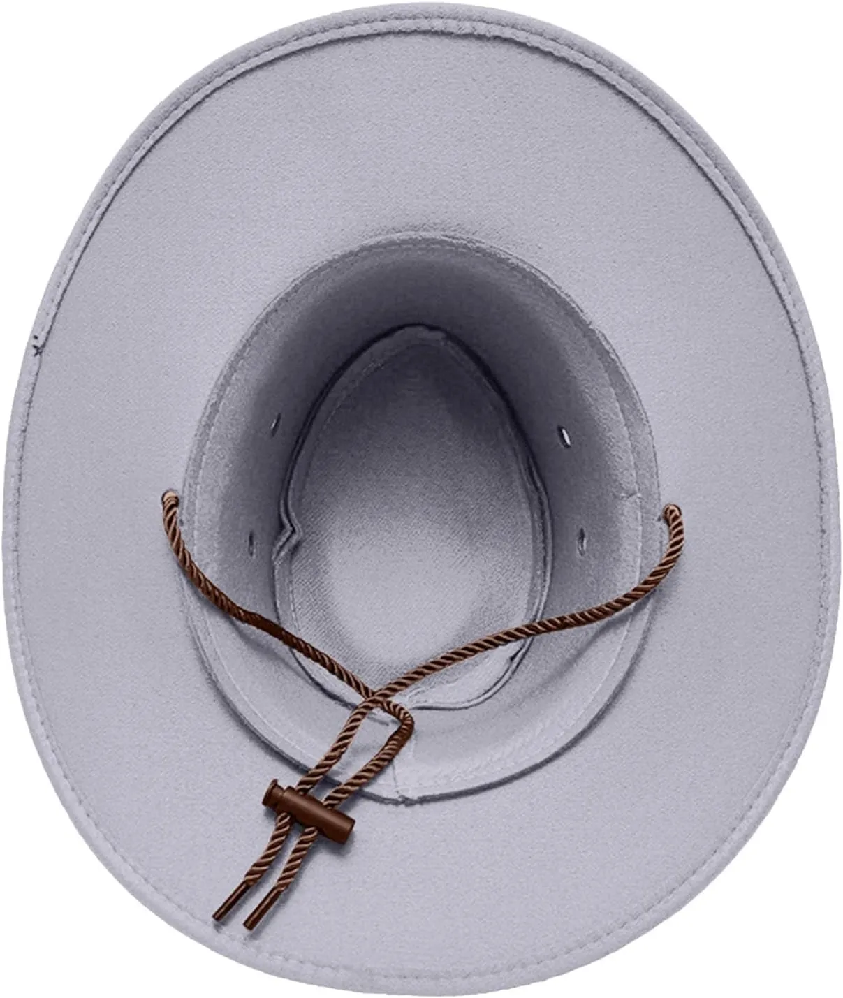 Panama Hat Men Women Wide Brim UV Protection UPF 50  Caps Adjustable Cowboy Hats with Chin Cord Retro Felt Caps Womens Mens