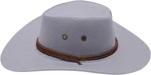 Panama Hat Men Women Wide Brim UV Protection UPF 50  Caps Adjustable Cowboy Hats with Chin Cord Retro Felt Caps Womens Mens