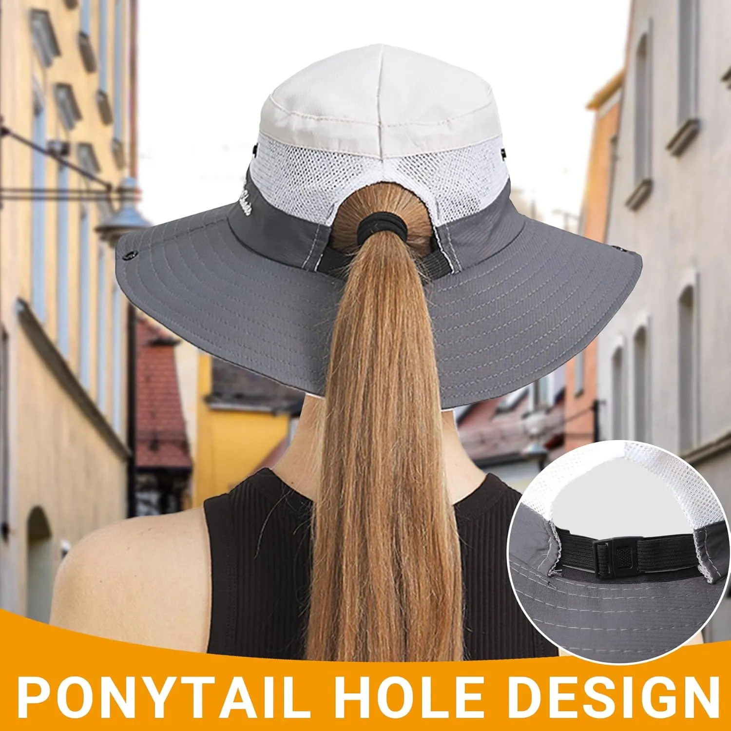 PFFY Sun Bucket Hats for Women Men UV Protection Wide Brim Fishing Hat Beach Outdoor Essentials