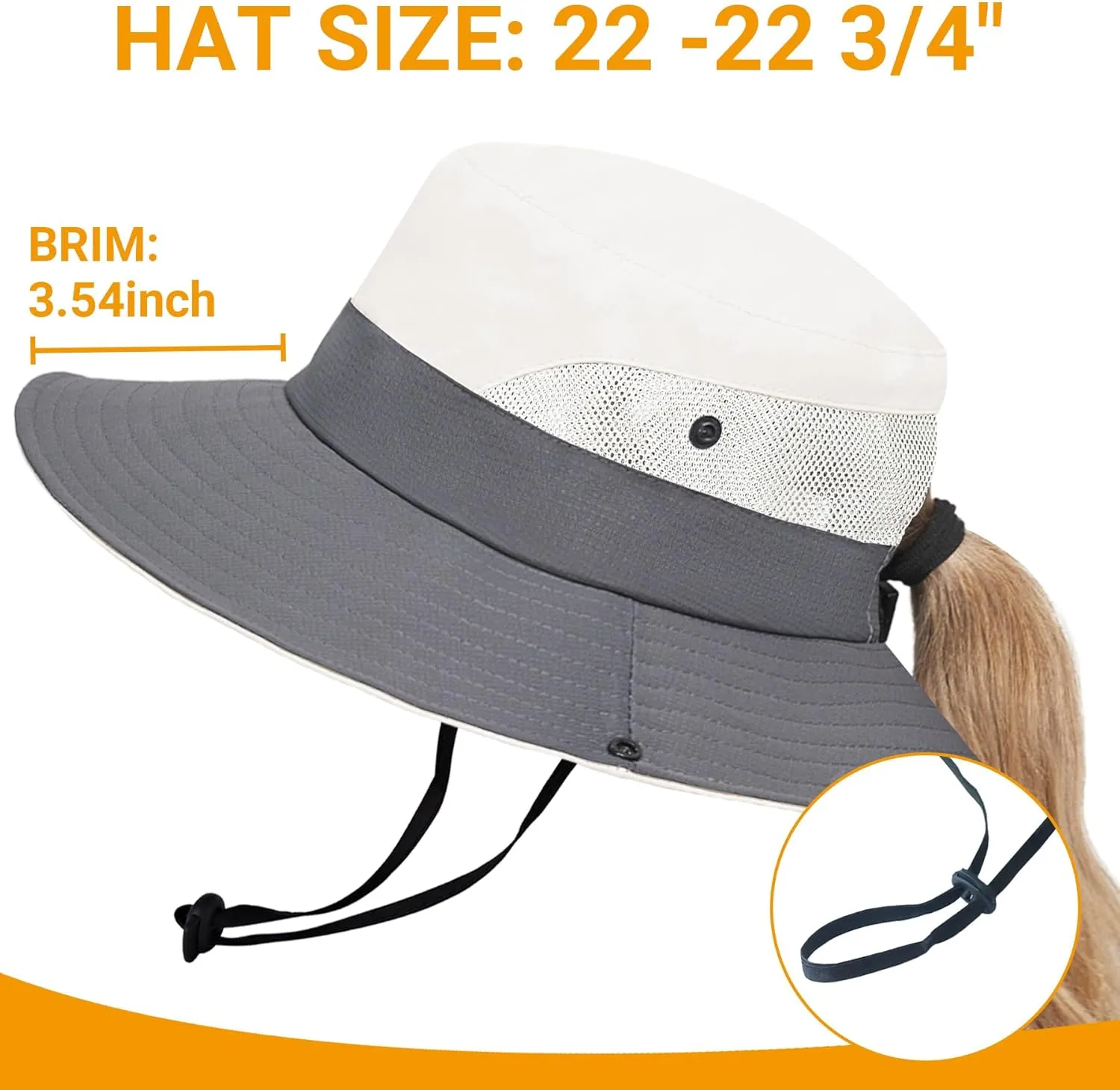PFFY Sun Bucket Hats for Women Men UV Protection Wide Brim Fishing Hat Beach Outdoor Essentials