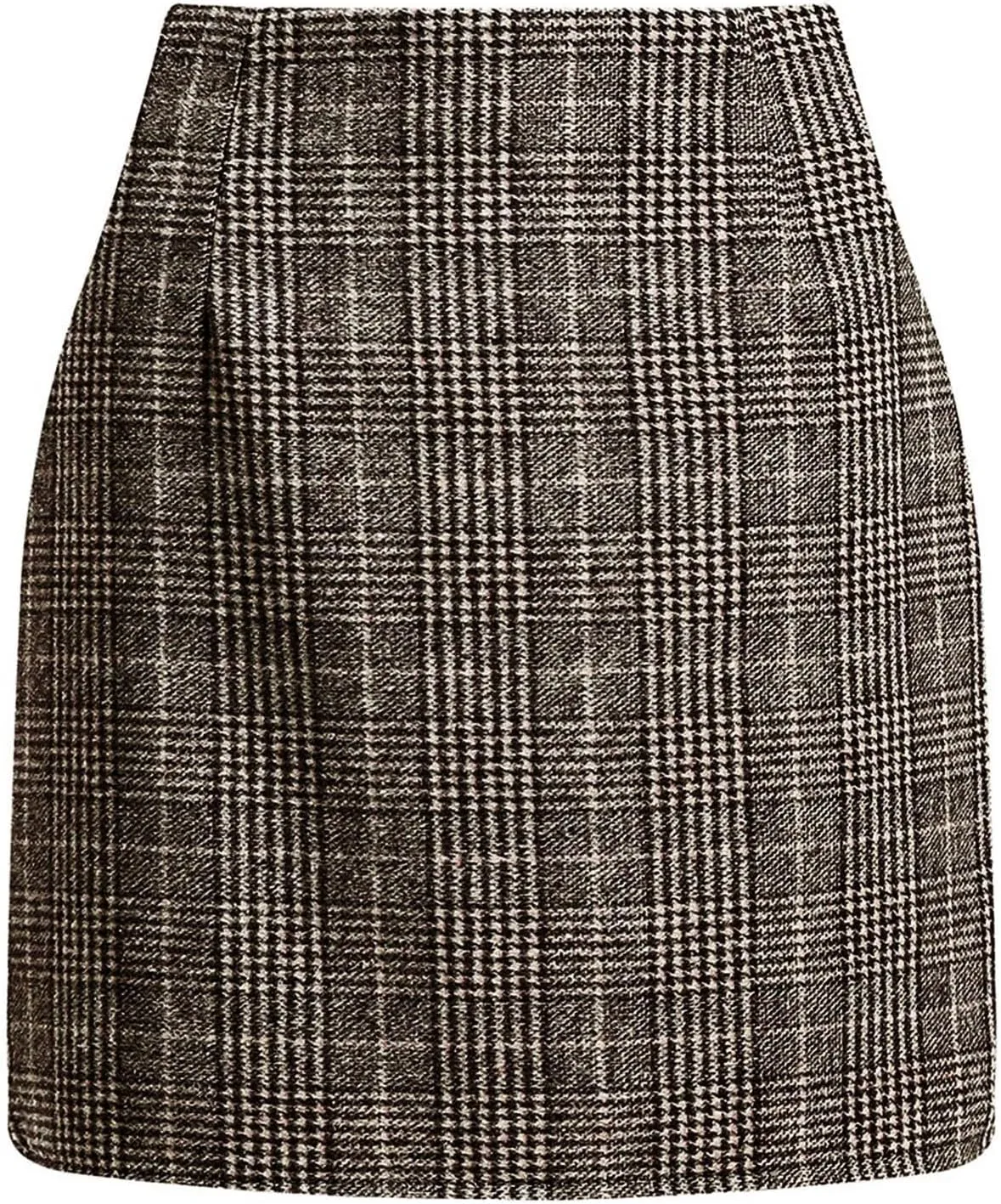 Plaid Skirts for Women Mini Skirts 2025 Aline High Waisted Short Sweater Skirt Pencil Skirt Knee Length