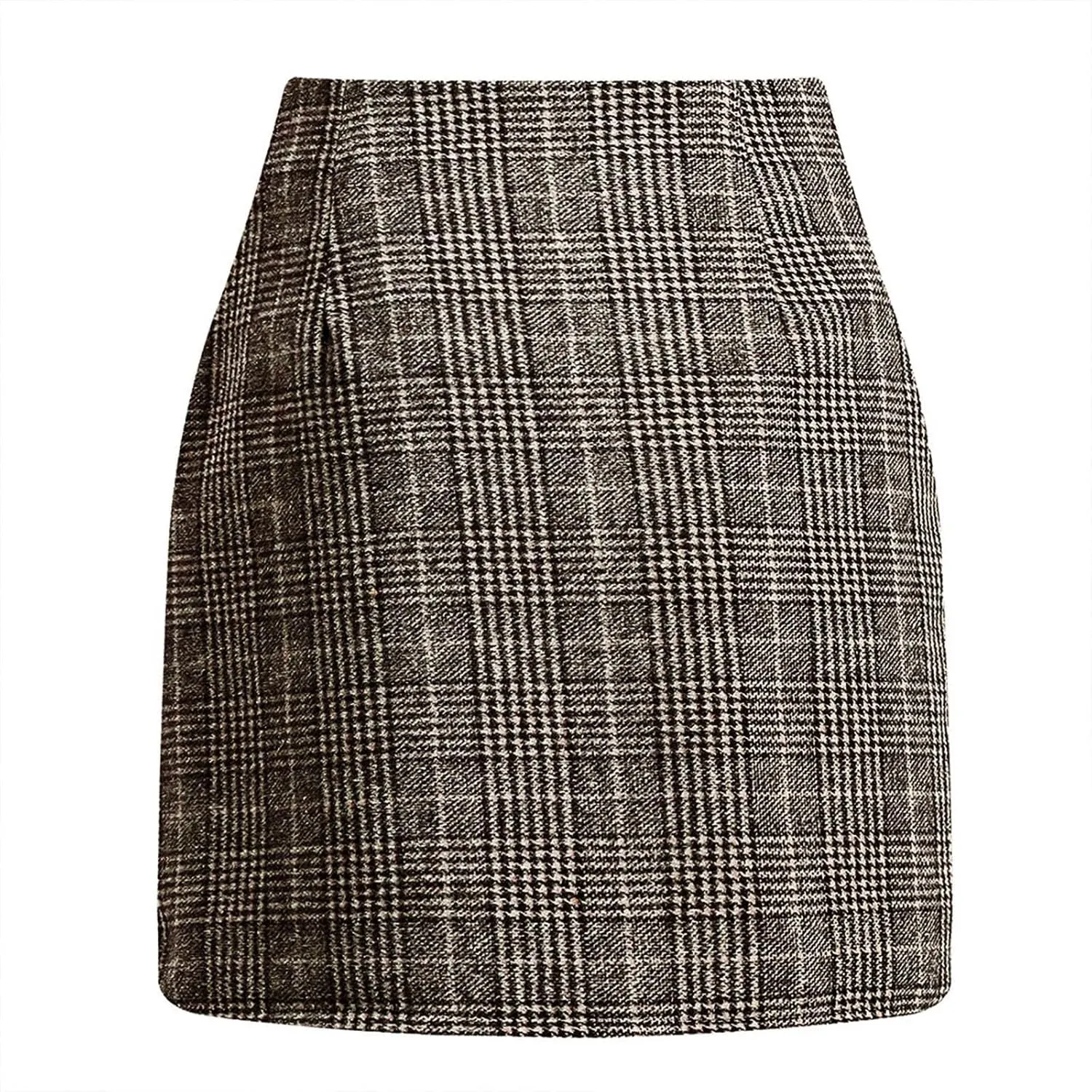 Plaid Skirts for Women Mini Skirts 2025 Aline High Waisted Short Sweater Skirt Pencil Skirt Knee Length