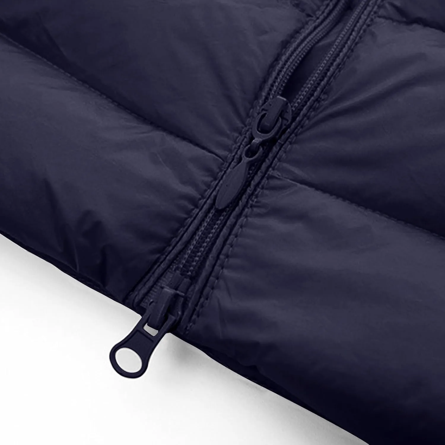 Puffer Jackets Women Lightweight Full Zipper Quilted Jacket Long Sleeve down Jackets Winter Outerwear with Hood