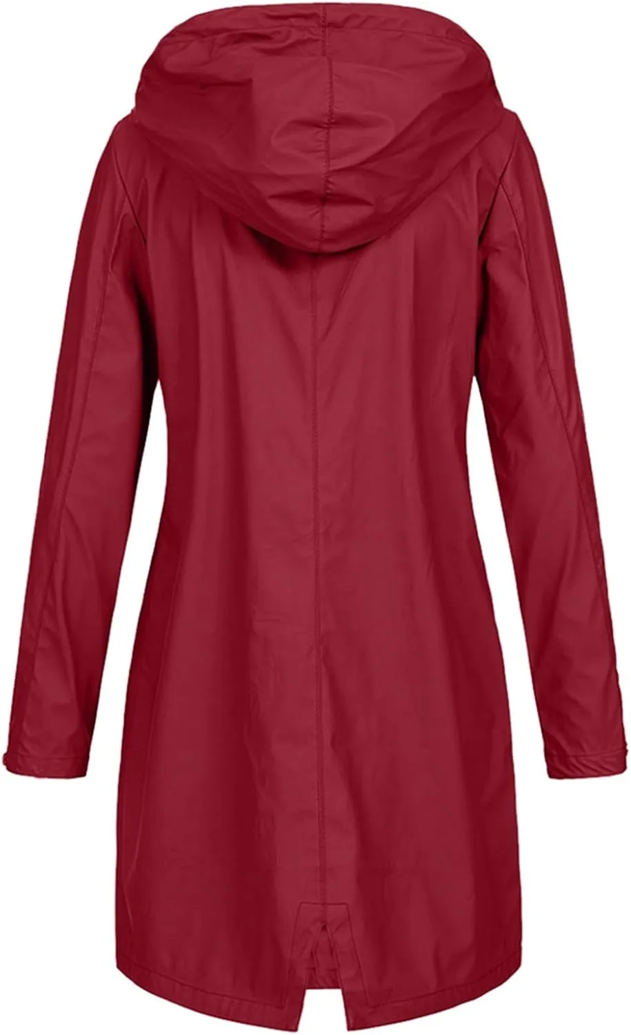 Rain Coat for Women Waterproof Hood Lightweight Outdoor Jacket Long Women's Coat Waterproof Travel Jacket
