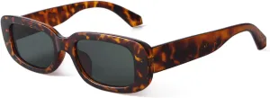 Rectangle Sunglasses for Women Men Vintage Square 90s Sunglasses Trendy Square Glasses