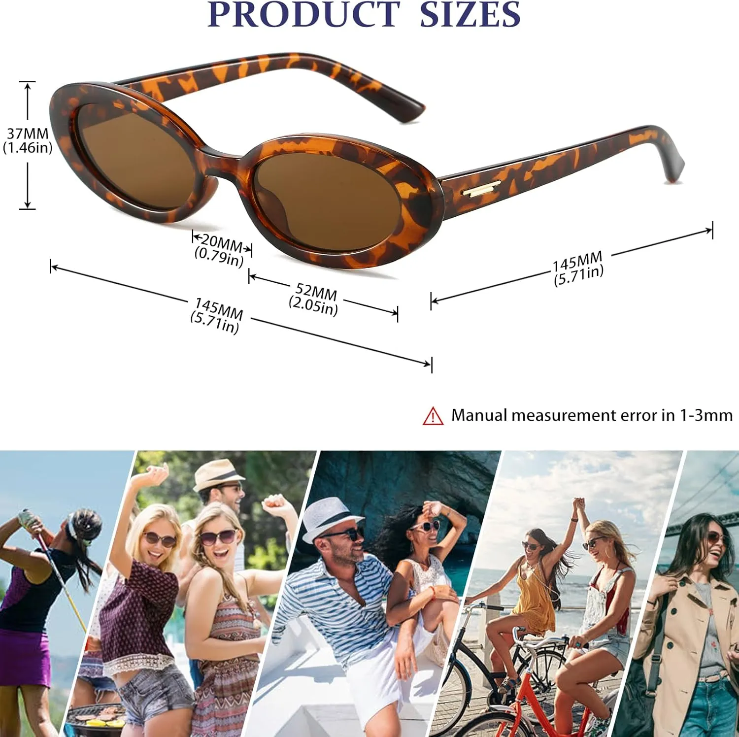 Retro Oval Sunglasses for Women 90s Vintage Womens Tiny Small Oval Glasses Fashion Black Cat Eye Shades