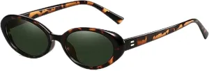 Retro Oval Sunglasses, Women Men Fashion Small Oval Sunglasses, 90s Vintage Shades