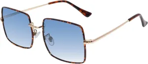 Retro Square Sunglasses for Women Men Vintage Polarized Metal Frame Sun Glasses Trendy Shades