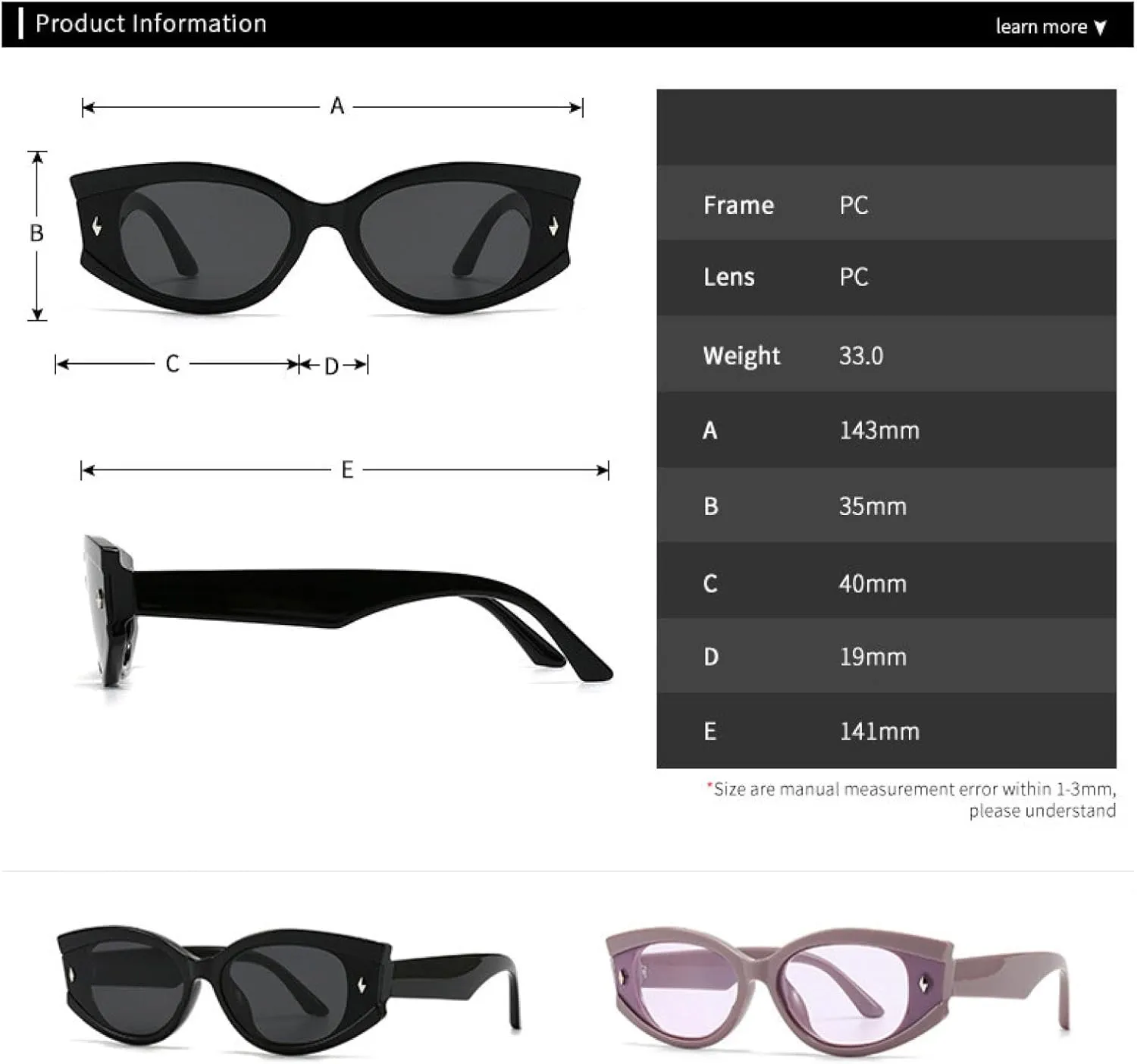 Rivet Sunglasses for Women Fashion Outdoors Casual