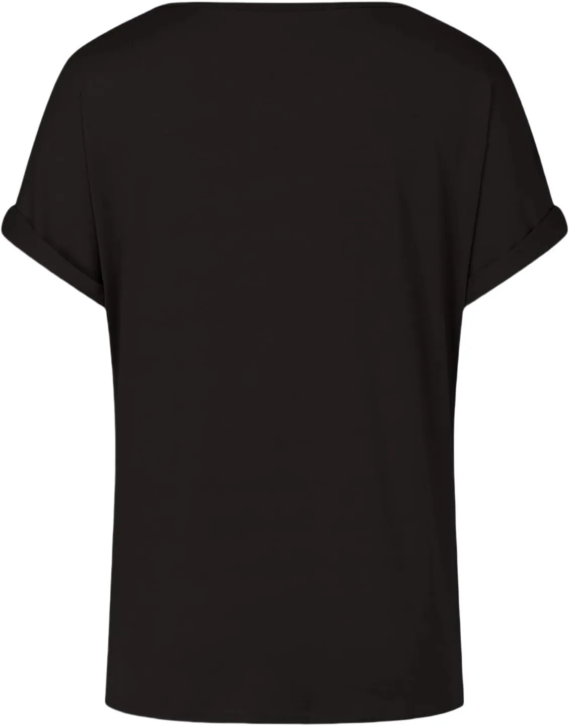 Slim Fit V Neck Solid Color Summer Ice T Shirt Women's Casual Short Sleeve Knot Soft Comfortable Tops