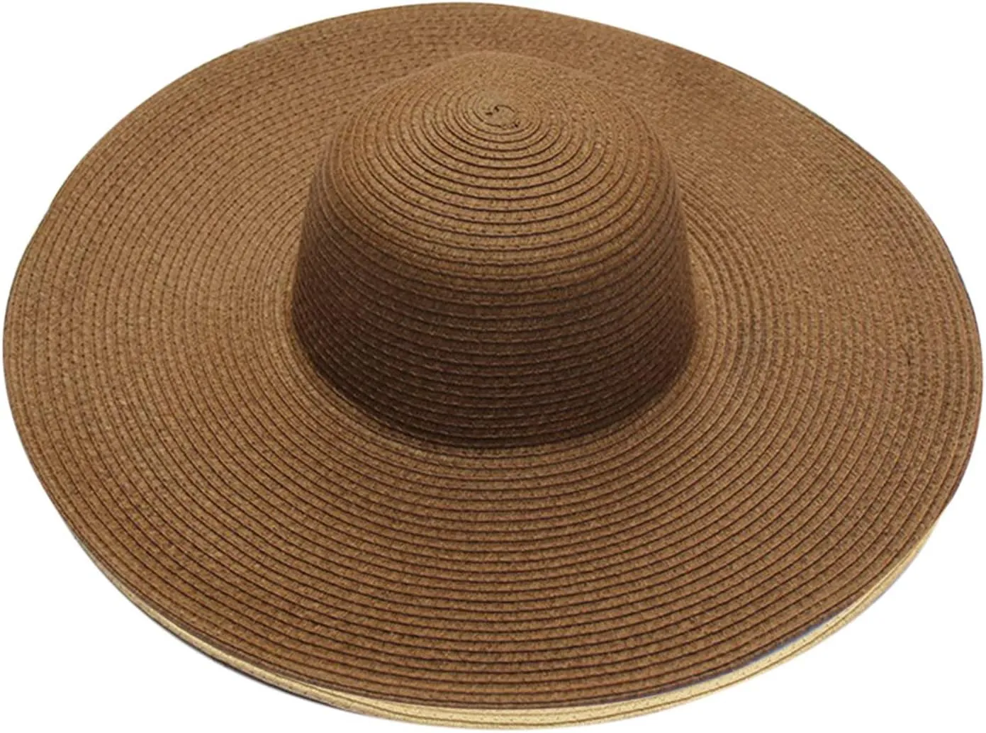 Straw Sun Hat Womens Summer Sun UV Protection Hat Wide Brim Foldable Straw Hat Outdoor Traveling Beach Hats