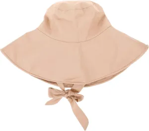 Summer Fashion Wide Brim Hat Cap Sun Protection Stylish Uv Blocking Bucket Hat Khaki