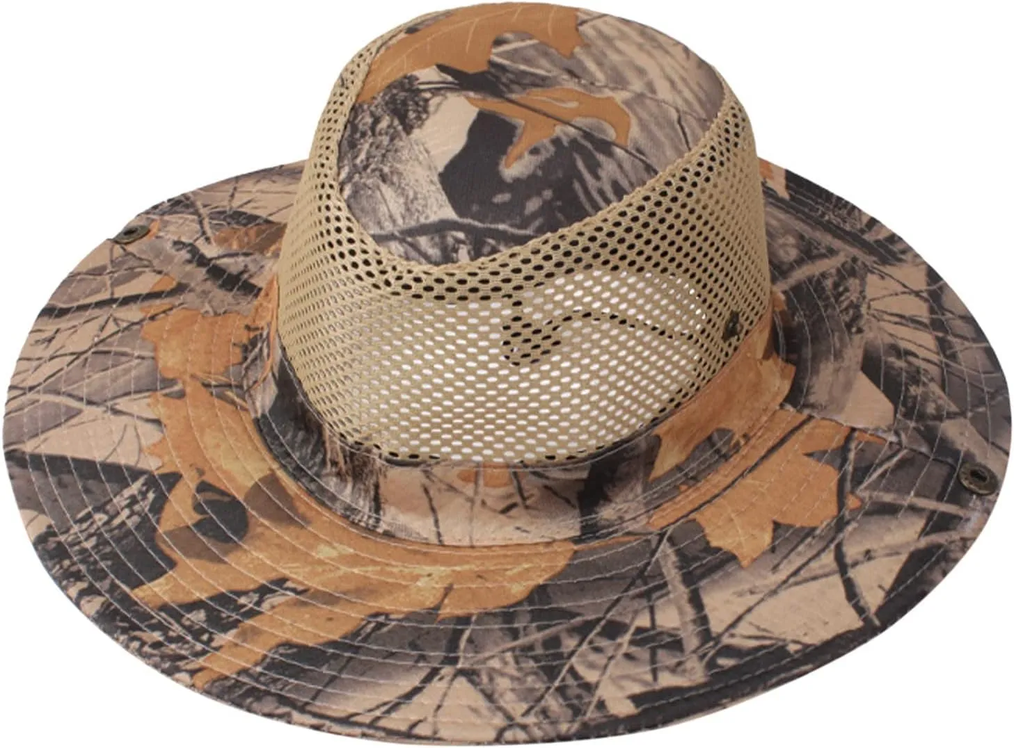 Sun Hat for Men Women UV Protection Wide Brim Boonie Hats for Hiking Fishing Safari Waterproof Hiking Wide Brim Cap