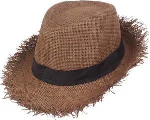 Sun Hat for Womens Floppy Summer Beach Straw Hats Accessories Wide Brim Straw Sun Visors Beach Hat (Brown, One Size)