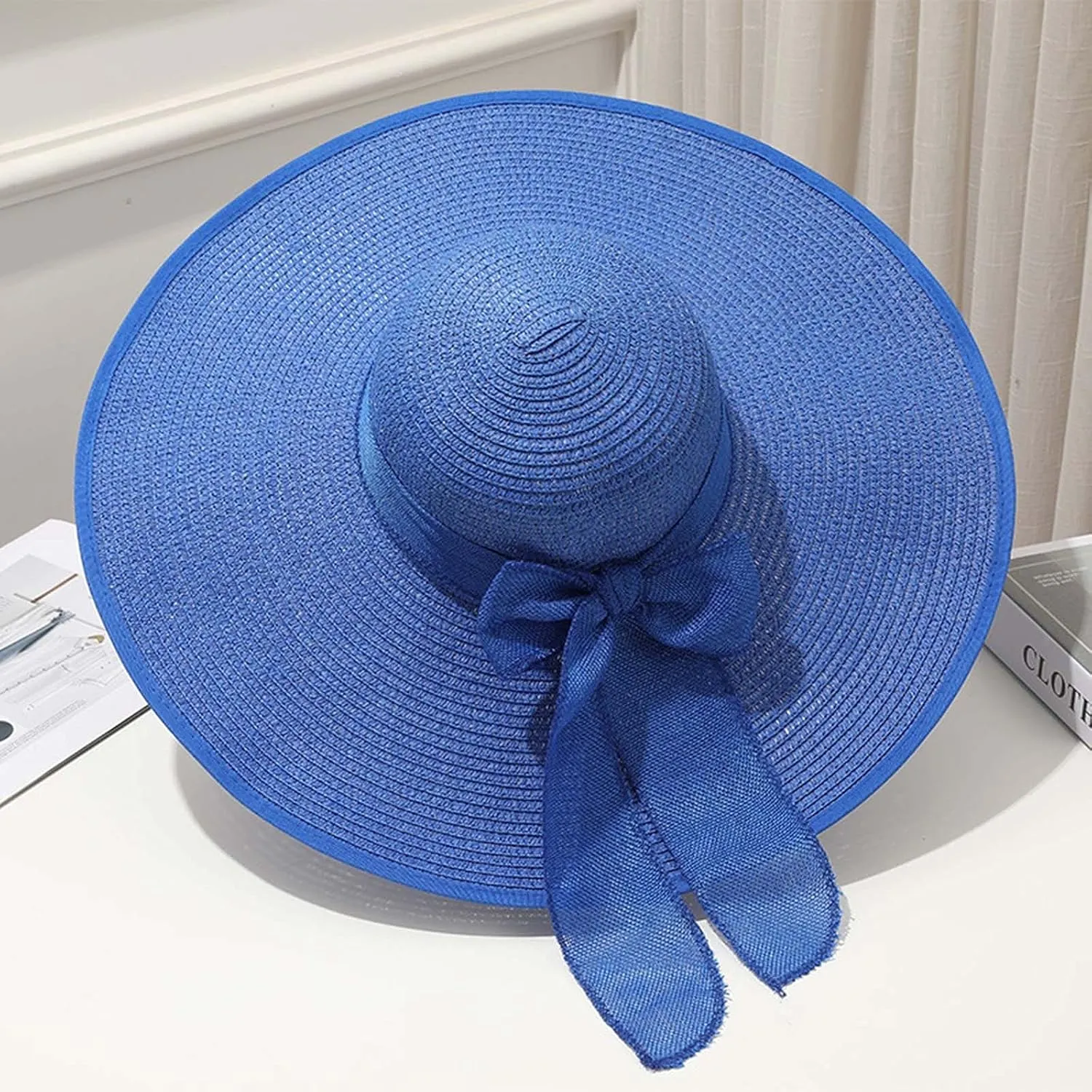 Sun Hat Womens Wide Brim Foldable Straw Hats Beach Sun Hats for Women Floppy Summer Hats UPF 50 