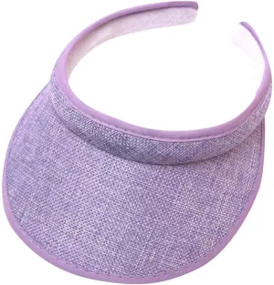 Sun Visor Hats for Women Summer Hat Sun Beach Hat No Headache Visor with Large Brim Ladies Sun Protection Visor Cap