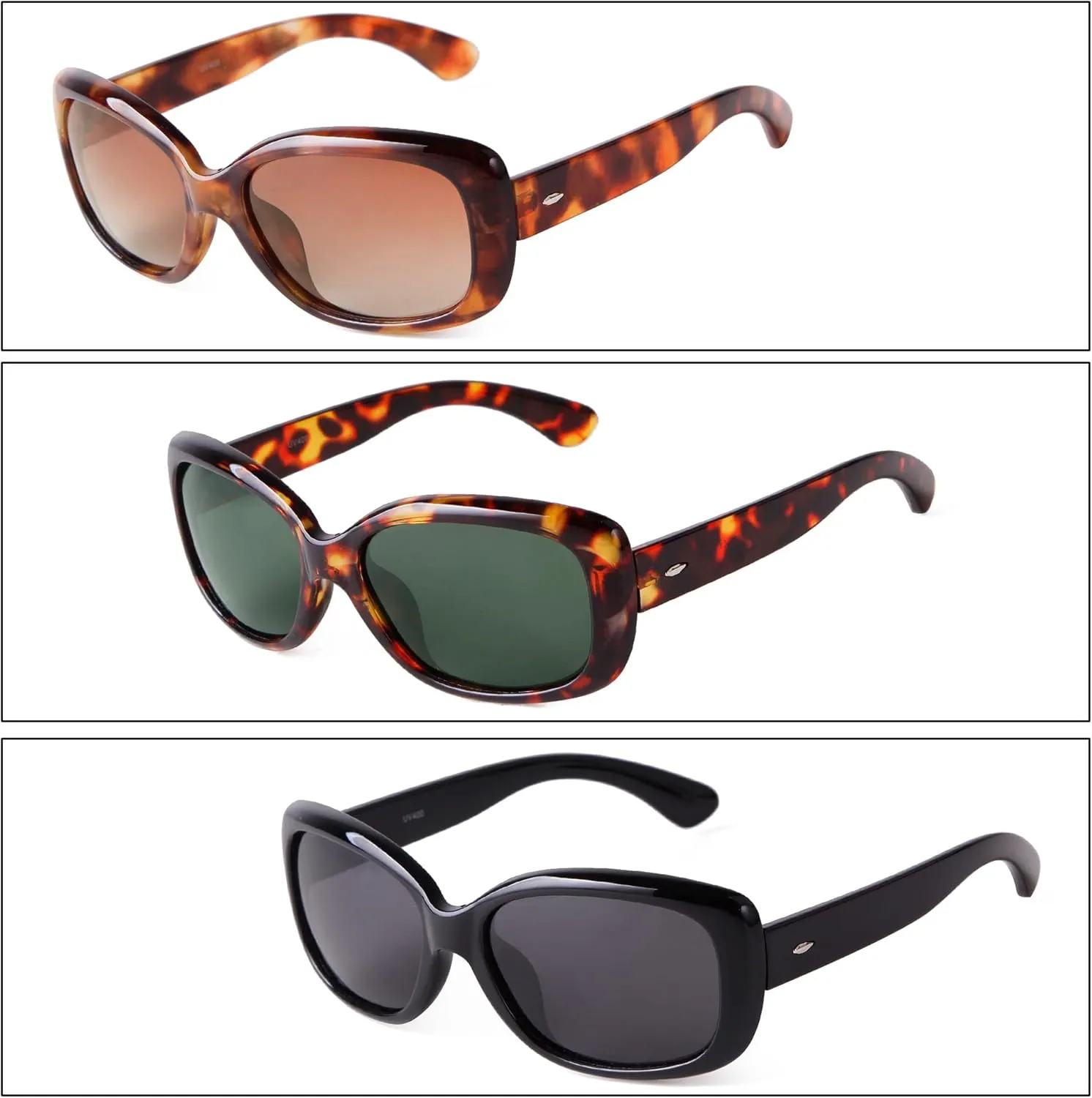 Sunglasses Women Men Sunglasses Womens Polarized Vintage Retro Round Square Trendy Y2K Rectangle Shades UV Protection