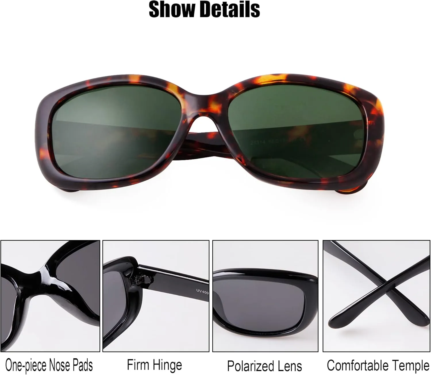 Sunglasses Women Men Sunglasses Womens Polarized Vintage Retro Round Square Trendy Y2K Rectangle Shades UV Protection