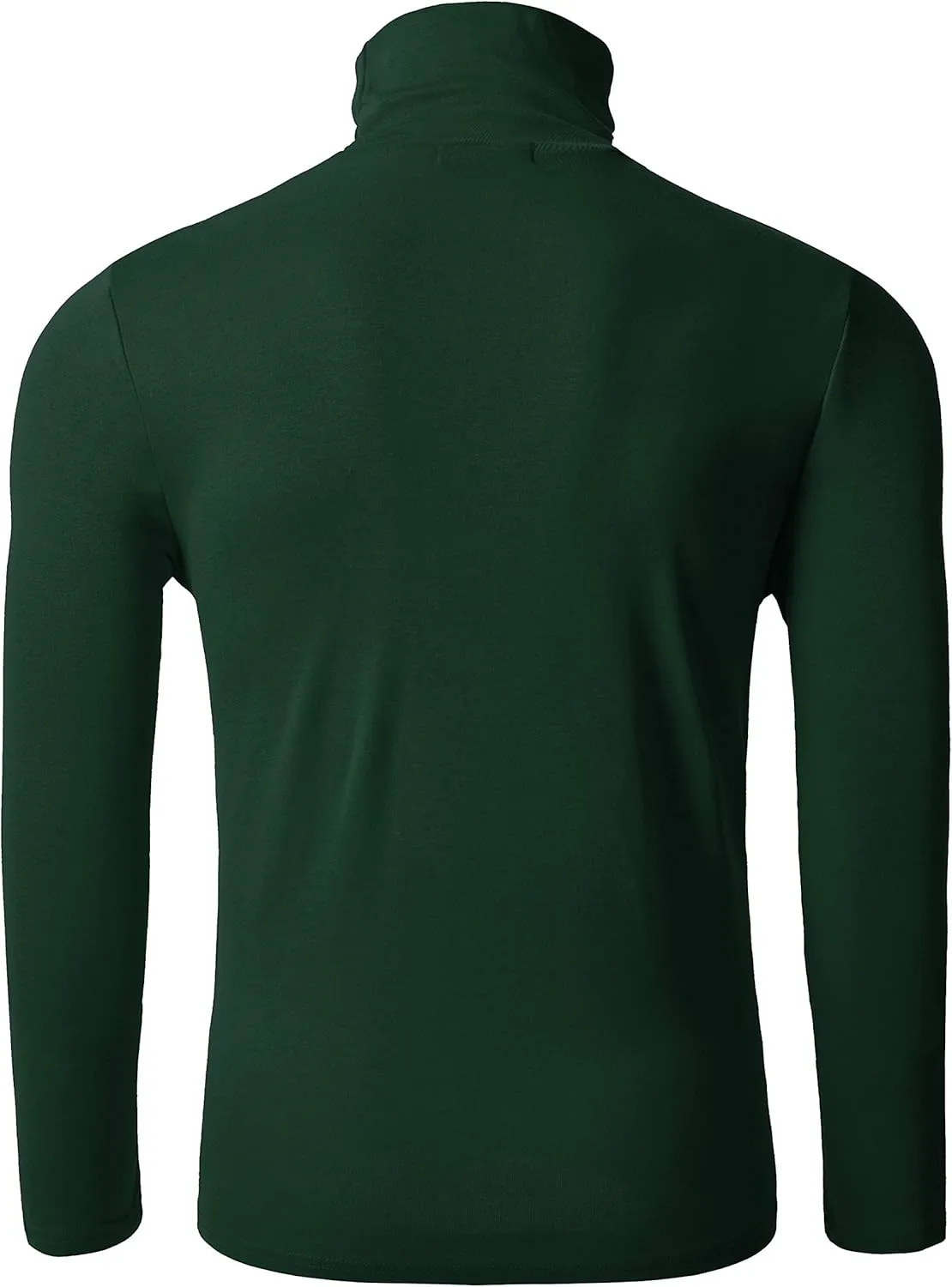 TAPULCO Men Turtleneck Long Sleeve Knitted Pullover Basic Slim Fit Casual Soft Comfy T Shirts
