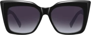 Trendy Cat Eye Sunglasses for Women Large Square Retro Sunnies