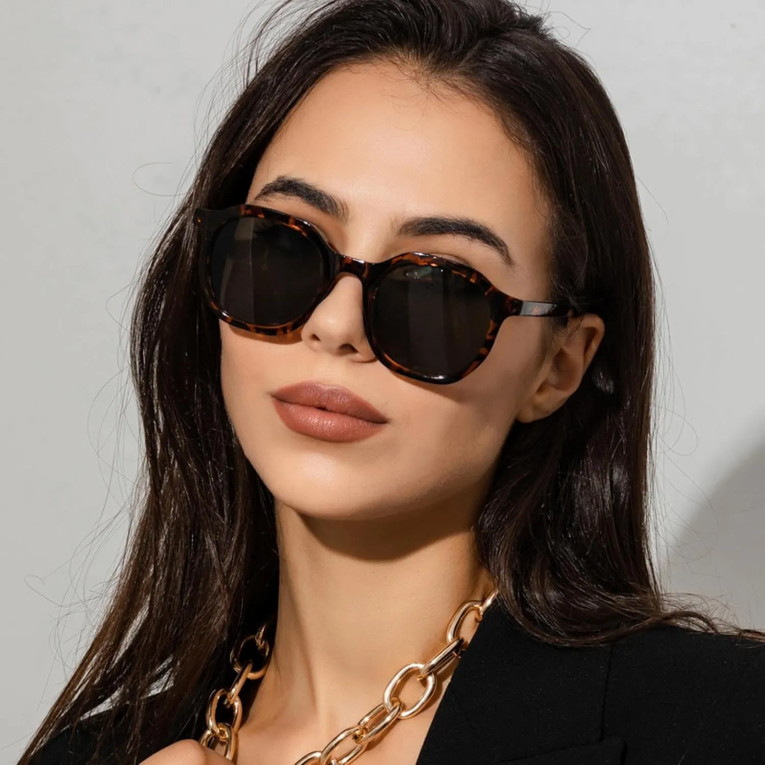 Trendy Oval Sunglasses Men Women Vintage Sun Glasses Female Small Eyeglasses Eyewear Shades