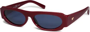 VANLINKER Trendy Retro 90s Sunglasses Womens Mens Vintage Oval Frame Polarized Small Shades VL9782