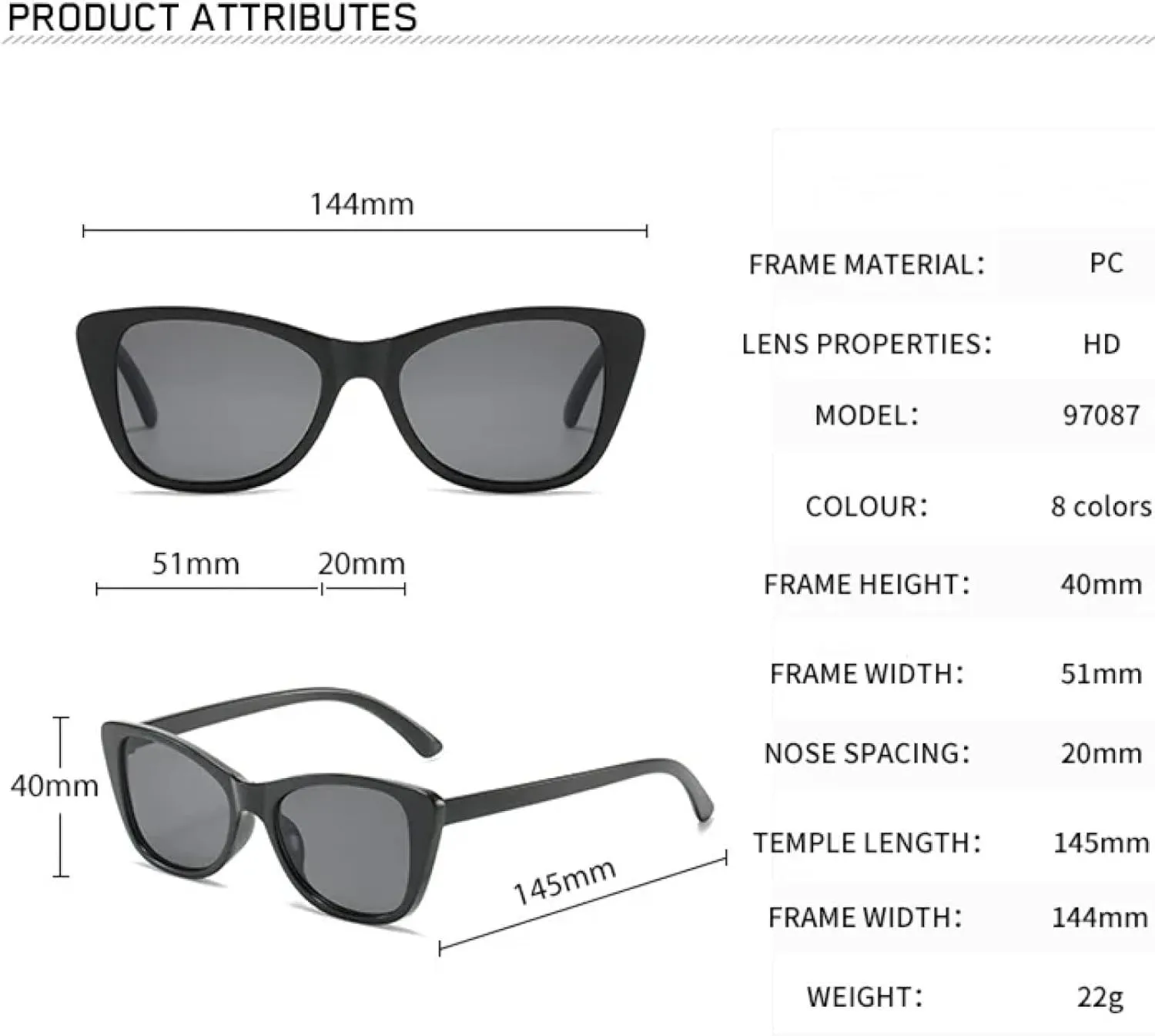 Vintage Cat Eye Sunglasses Woman Retro Sun Glasses Female Fashion Mirror Outdoor Shades Gradient