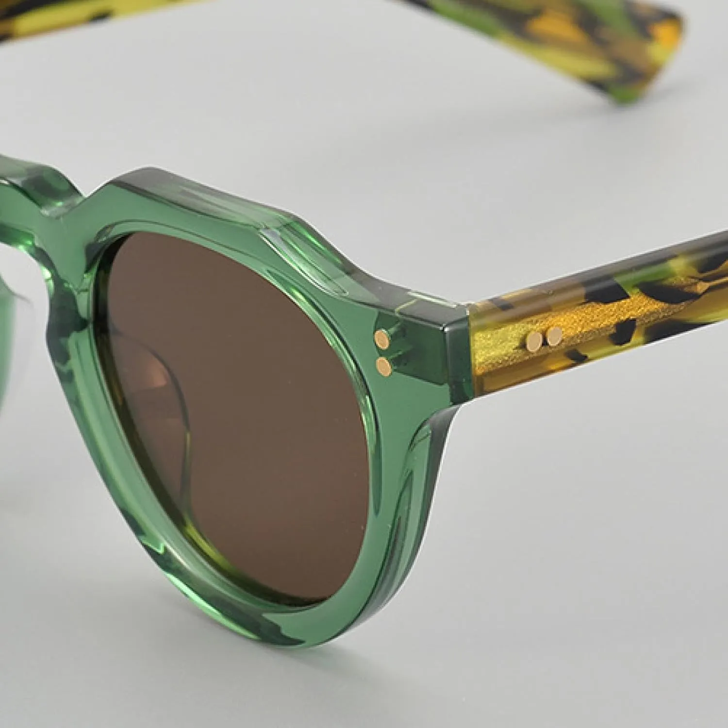 Vintage Men Acetate Drving Sunglasses for Women Lens
