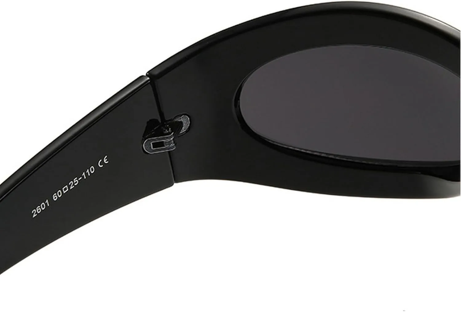 Vintage Oval Cat Eye Y2K Sunglasses For Women Men Luxury Punk Wrap Around Sun Glasses UV400 Unisex Sports Goggles N48