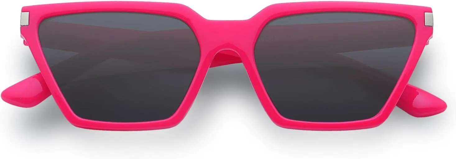 Vintage Square Cat Eye Sunglasses kids Trendy Glasses Shades for Girls Boys